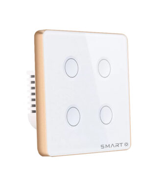 Công tắc cảm ứng thông minh SmartX A102-4G-W-G