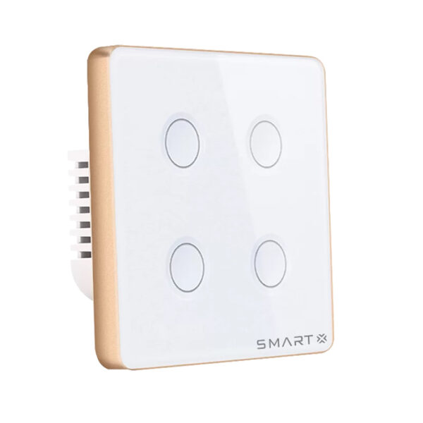 Công tắc cảm ứng thông minh SmartX A102-4G-W-G