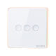 Công tắc cảm ứng thông minh SmartX A101-3G-W-G
